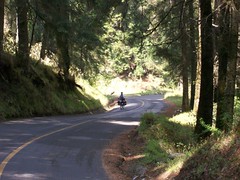 Nancy climbing to Paso de Cortes