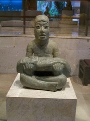 Las Limas Olmec Jade carving in Xalapa Anthropology museum